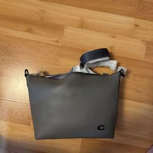 COACH® | Top Zip Messenger Bag - Charcoal